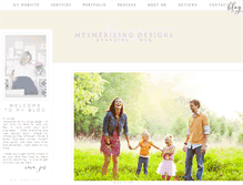 Tablet Screenshot of blog.mesmerizingmoments.com
